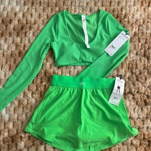 ALO Yoga Match Point Tennis Skirt (SKIRT ONLY)